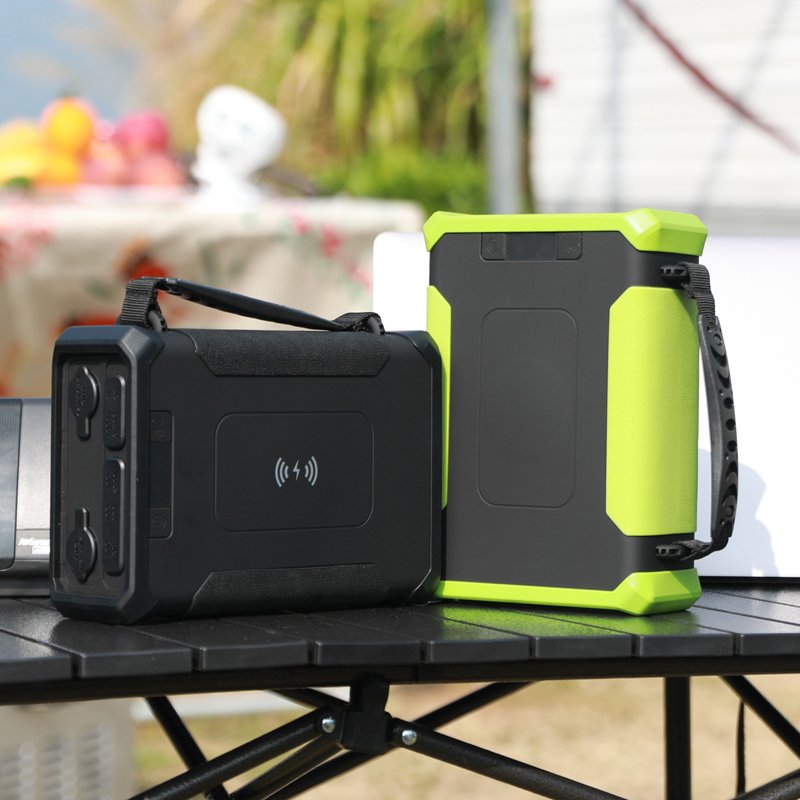 Outdoor Emergency Portable 100000mA 300W Solar Power Battery 12V LifePo4 Cells Power Battery Bank Fast Charge PD 100W Power Bank