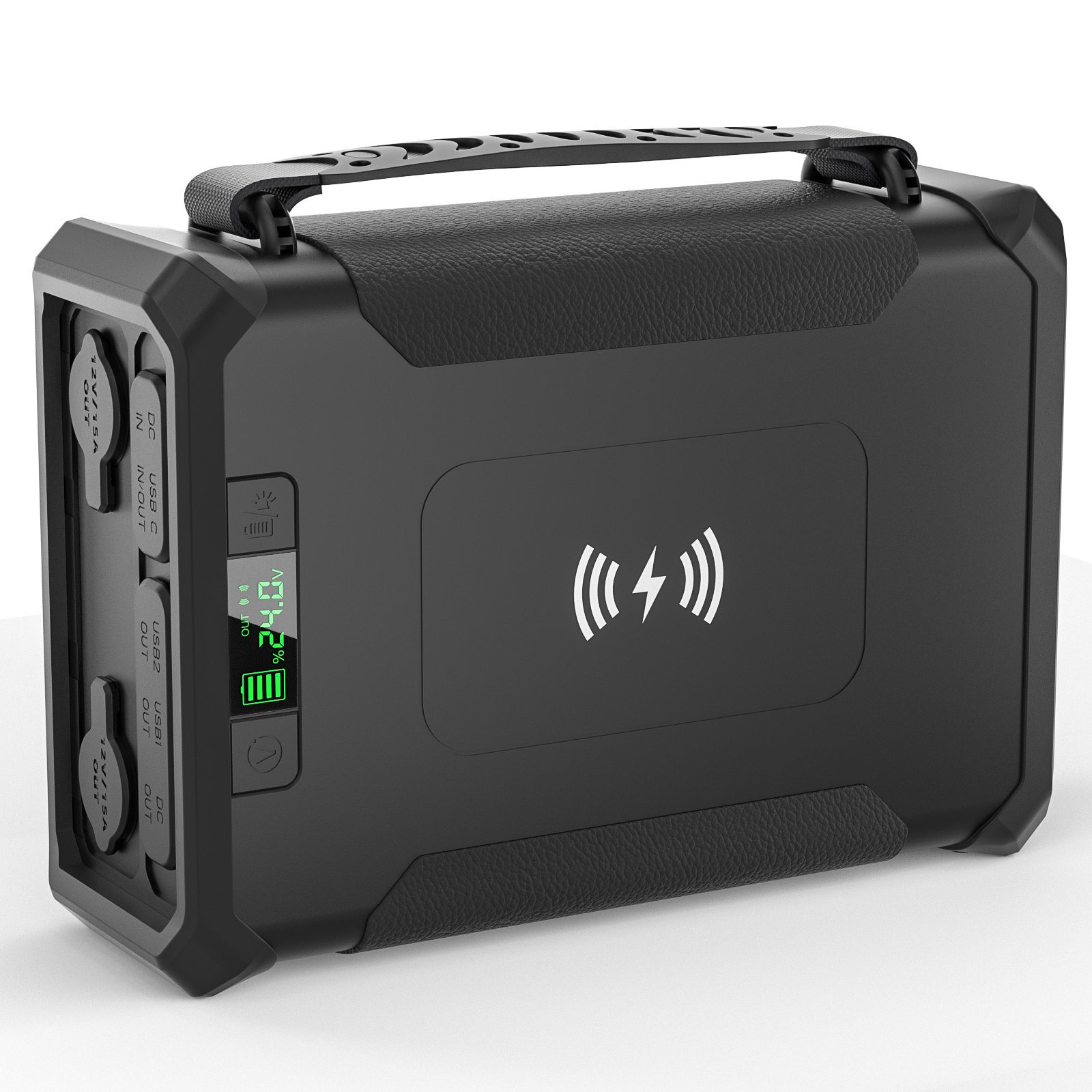Outdoor Emergency Portable 100000mA 300W Solar Power Battery 12V LifePo4 Cells Power Battery Bank Fast Charge PD 100W Power Bank