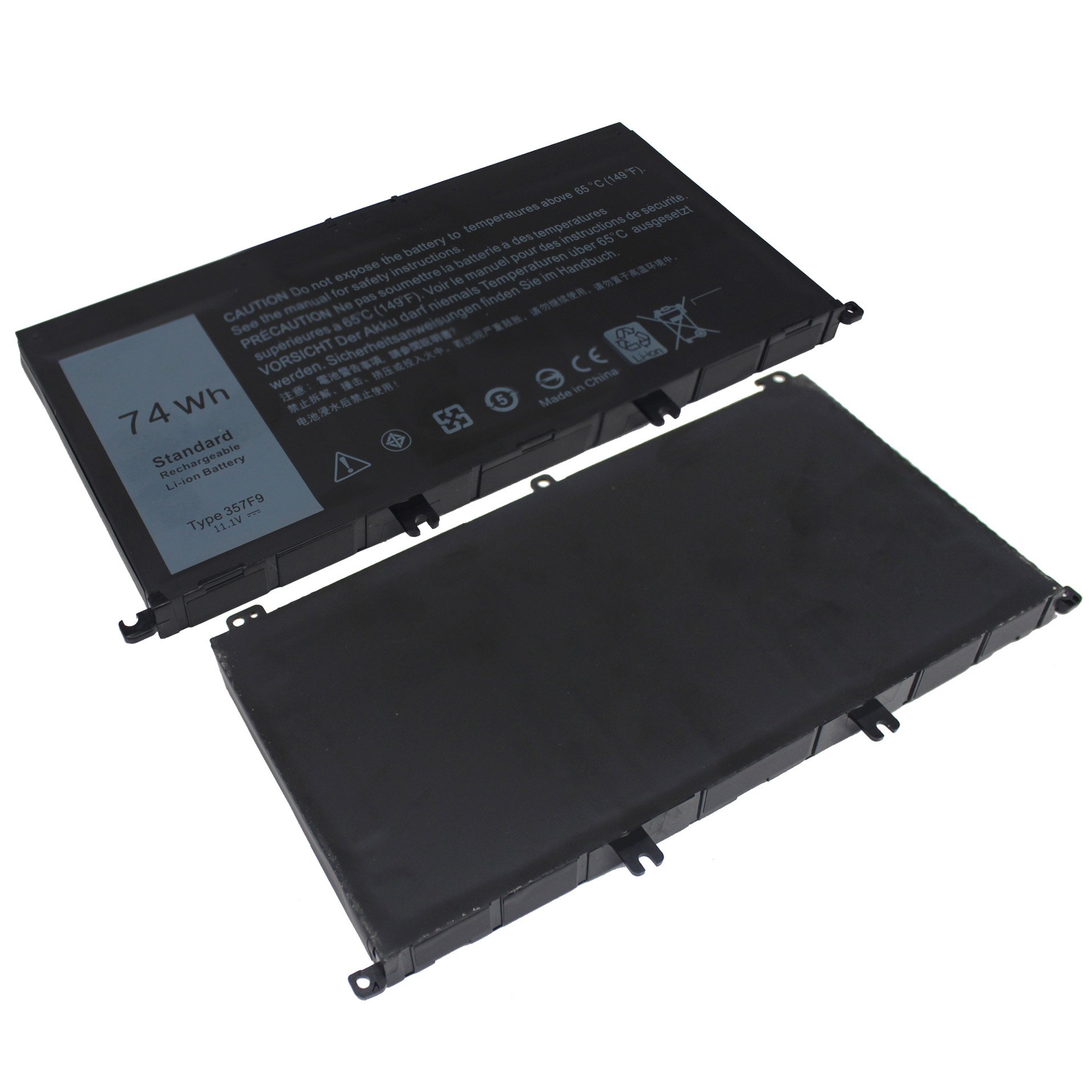 Factory direct sales of high-capacity With technical support 357F9 74WH for dell Laptop Battery