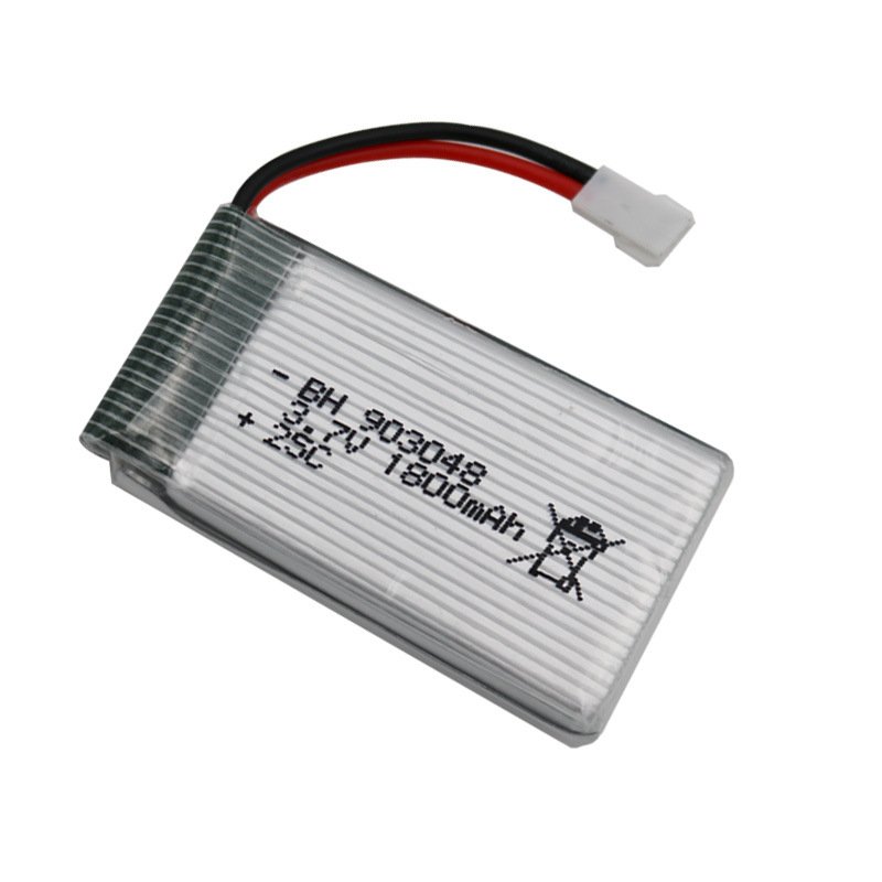 3.7V 1800mAh 25C Lipo Battery 903048 Charger RC Quadcopter Accessory Repair Spare Part for KY601S H11D H11C RC Drones