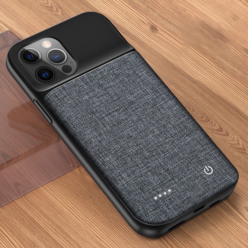 Wireless charging 6800mAh battery case Oxford Cloth Portable battery for iPhone 15 14 13 12 11 Pro Max for iPhone X XR XS Max