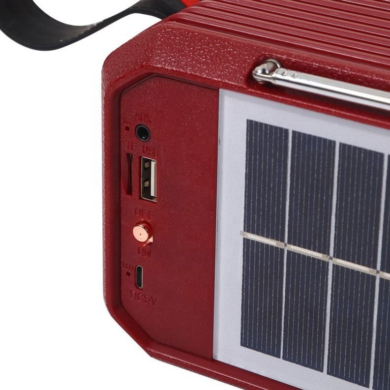 Factory price 2024 Cross-Border Multi-Function Radio Wireless Blueteeth Solar Smart Pluggable Audio Player Wholesale radio
