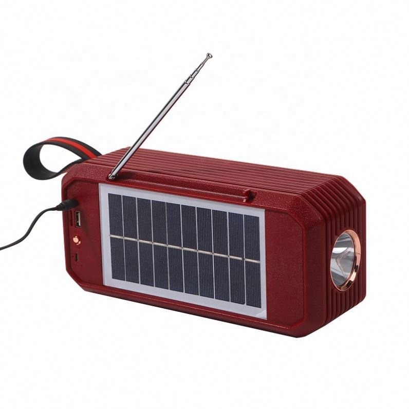 Factory price 2024 Cross-Border Multi-Function Radio Wireless Blueteeth Solar Smart Pluggable Audio Player Wholesale radio