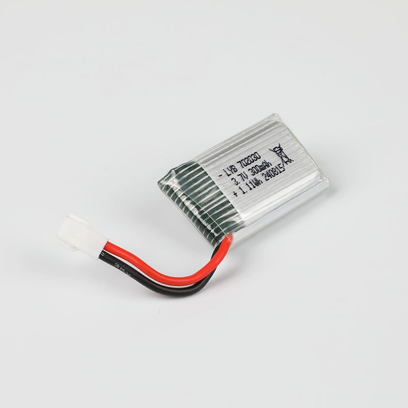 Free Sample 3.7V Mini Size Lipo Battery 25C LP702030 300mAh Li-Polymer Toys Batteries For X4 X5C RC Aircraft