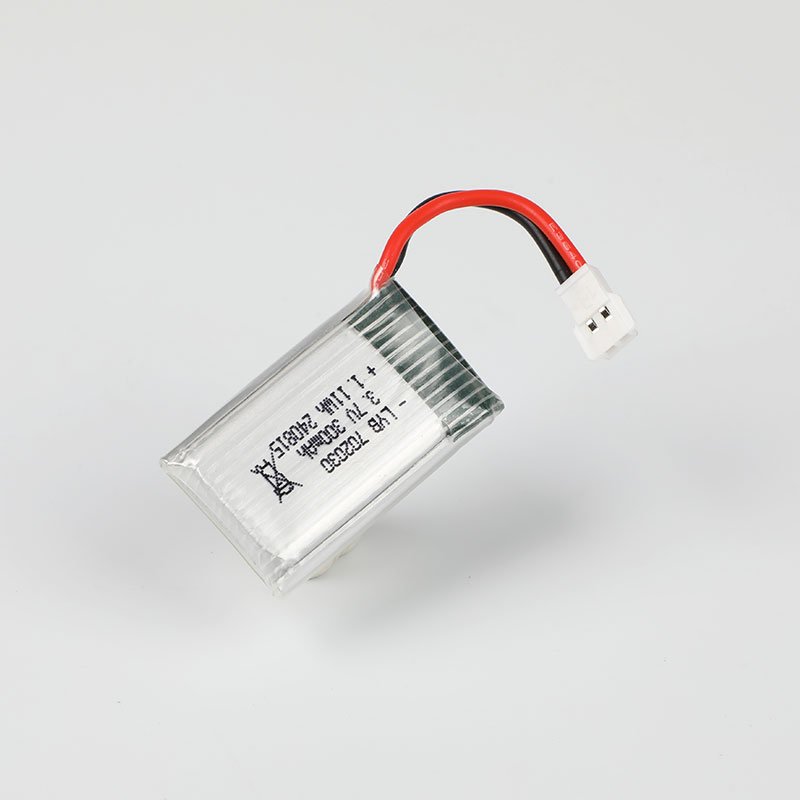 Free Sample 3.7V Mini Size Lipo Battery 25C LP702030 300mAh Li-Polymer Toys Batteries For X4 X5C RC Aircraft