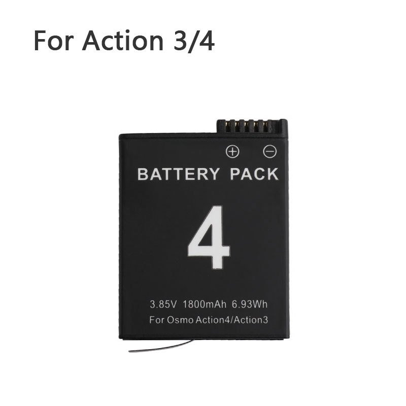 Sport Camera Charger Hub Batteries Charger Li-ion Battery Replacement Camera Accessories for DJI OSMO Action 3/4