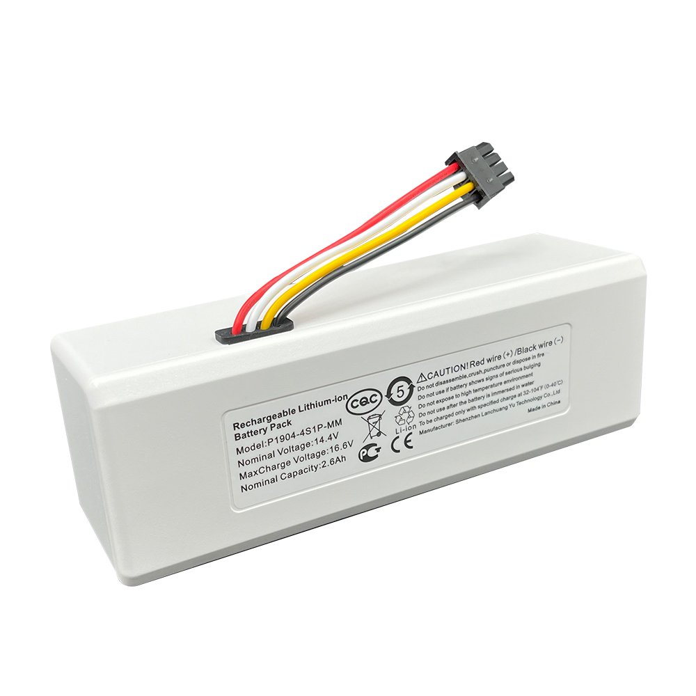 2024 New upgrade 4S2P 14.4V 6500mAh Battery For Xiaomi Mijia 1C STYTJ01ZHM Robot Vacuum Mop Cleaner Accessories Parts
