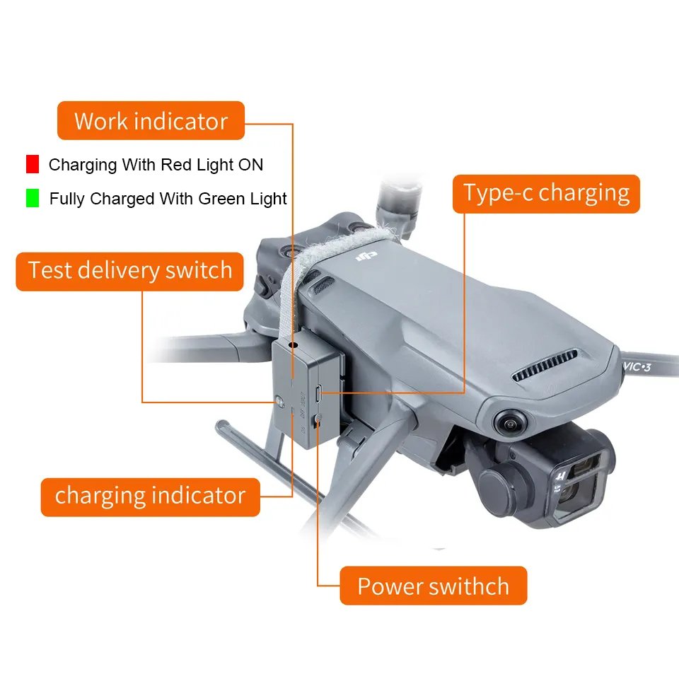 Airdrop System for DJI Mavic 3 Drone Remote Thrower Fishing Bait Wedding Ring Gift Throw Deliver Life Kits for DJI Mavic 3 Drone