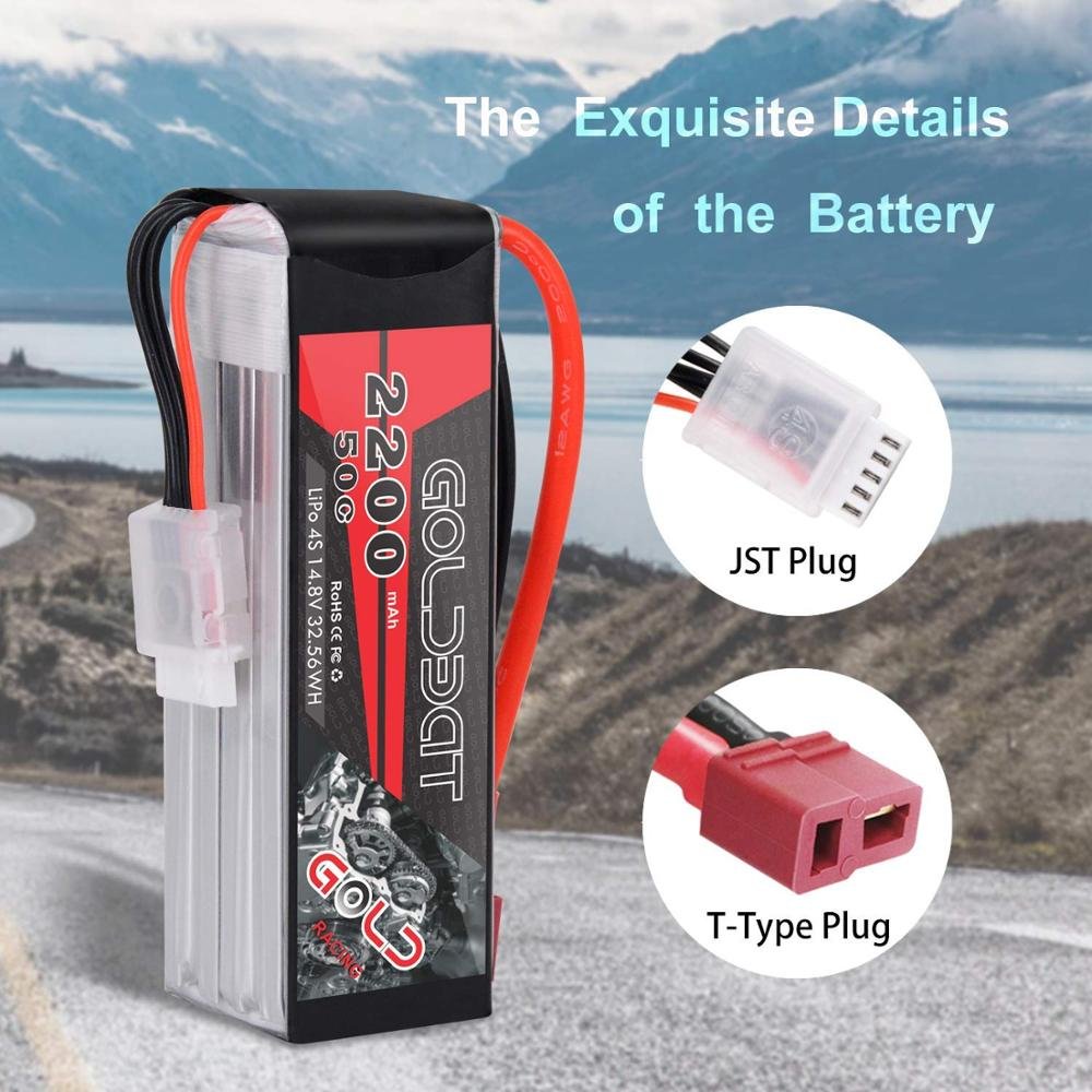 RC LiPo Battery 2200mah 40C 60C 80C 100C 120C 2S 3S 4S 5S 6S