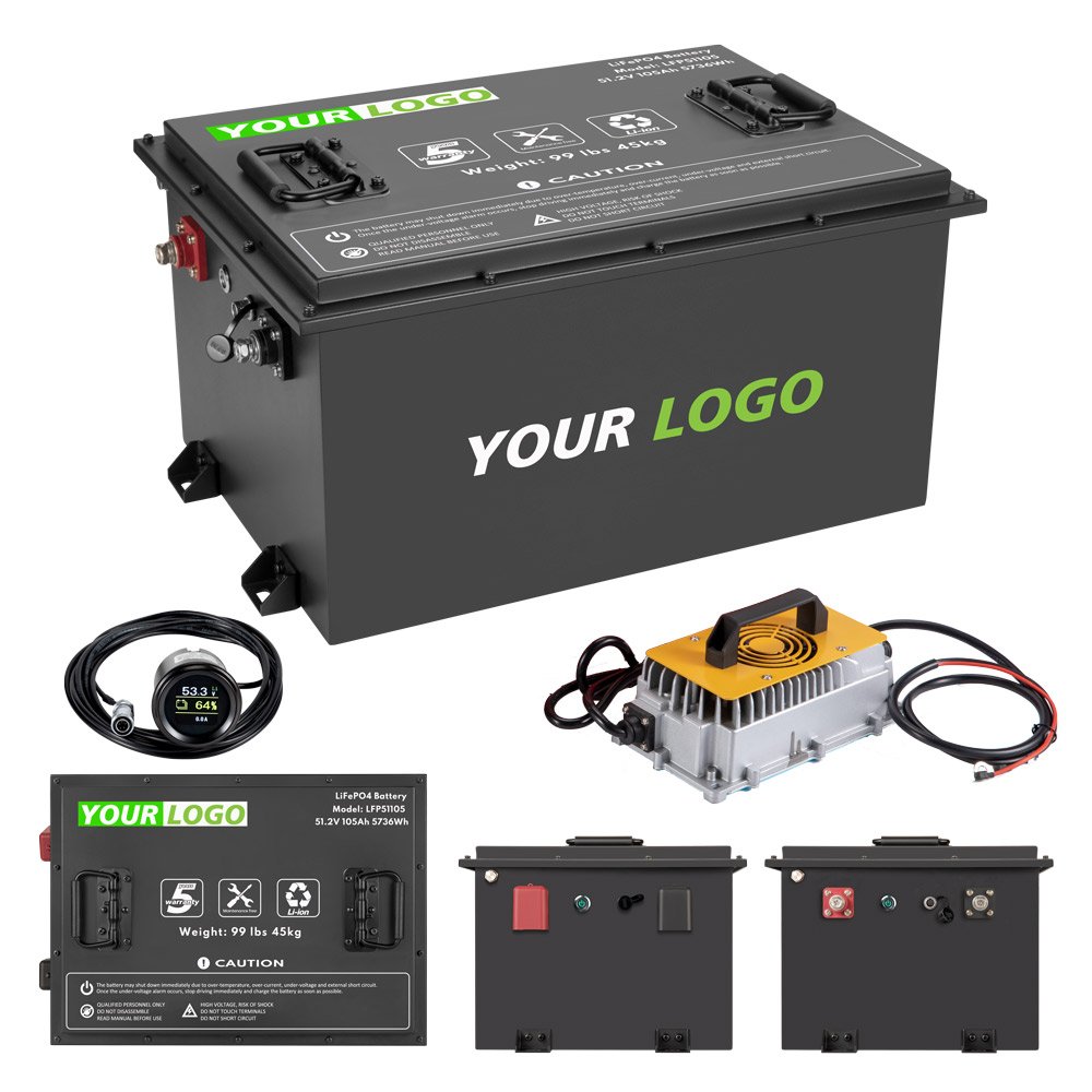 HHS Lifepo4 golf cart battery 36v 48v 72v 72ah 100ah 105ah 160ah 200ah golf cart lithium battery conversion kits with charger