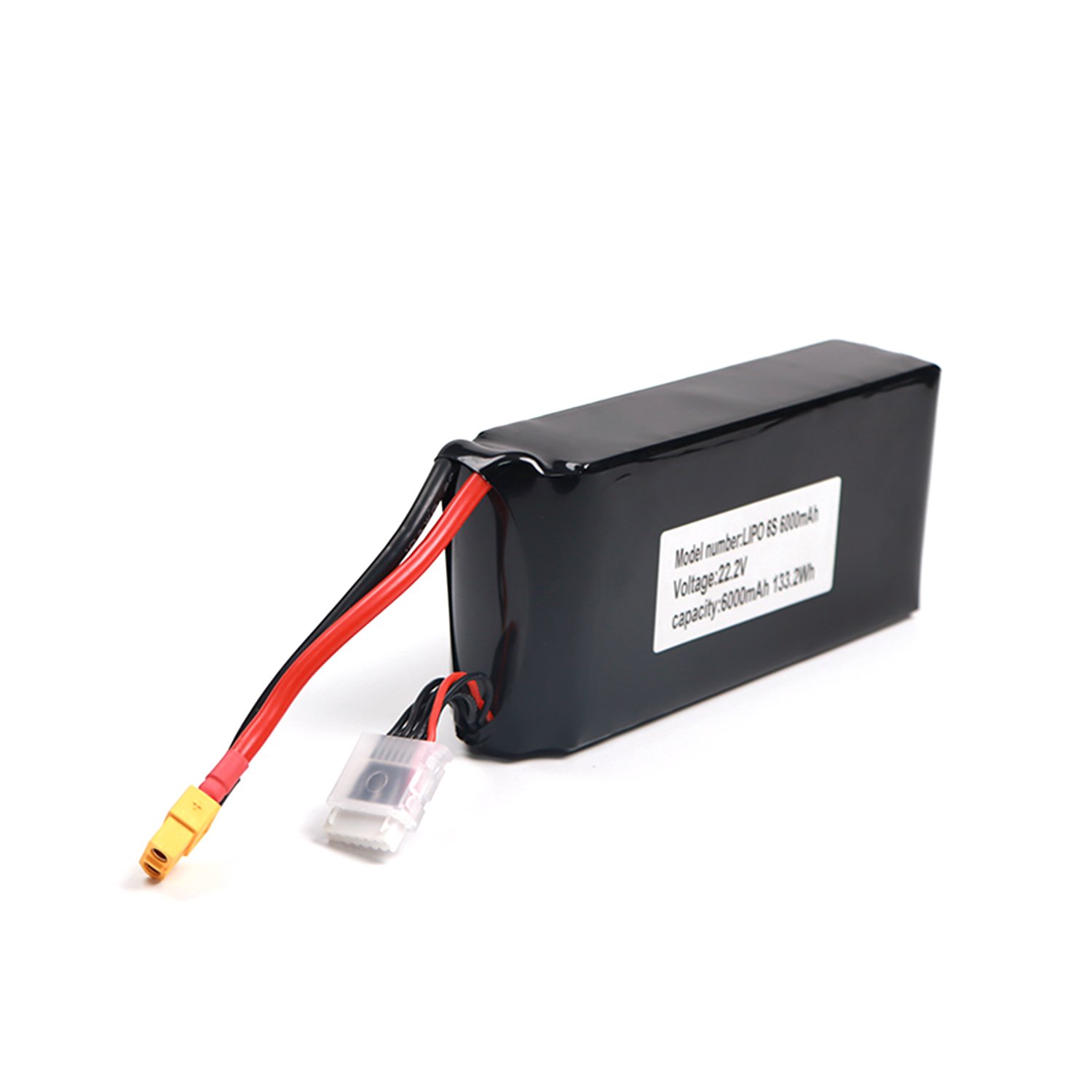 High Discharge 6000mAh Lithium Polymer Battery Pack for FPV Drone with 2v 24v 72v Options Small Size 3500mah-8000mah Capacity