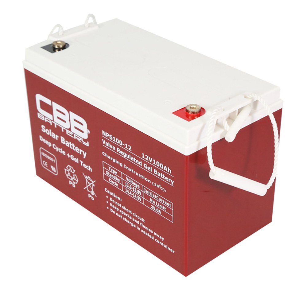 12V Deep Cycle Gel Battery 100ah 150ah 200ah with Long Cycling Life Solar Power System Grid Telecommunications UPS Application