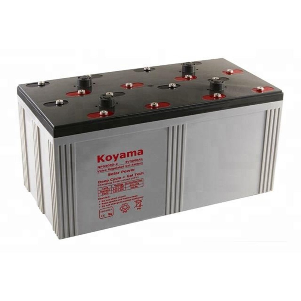12V Deep Cycle Gel Battery 100ah 150ah 200ah with Long Cycling Life Solar Power System Grid Telecommunications UPS Application