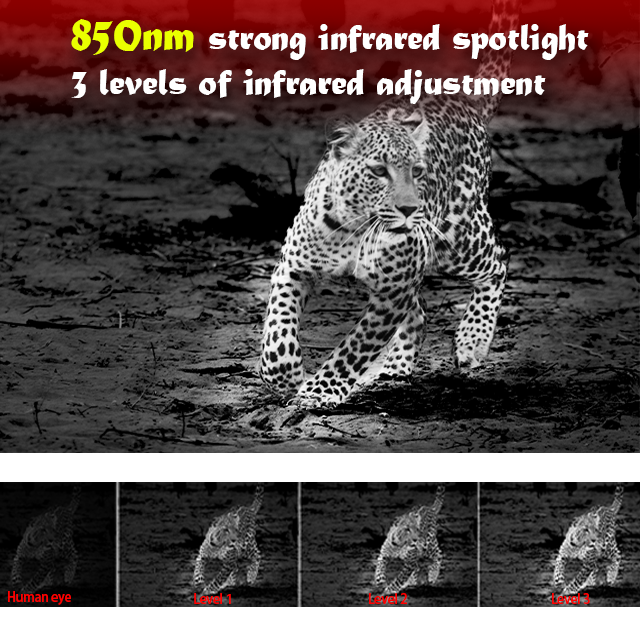 600meter Night Vision Distance 8X Zoom 4K Infrared NVG Helmet Monocular Hunting Night Vision Goggles Scopes & Accessories