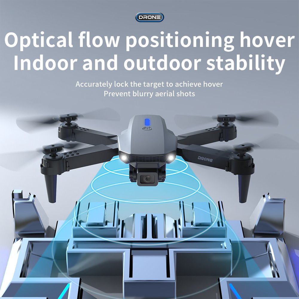 2024 Factory direct sale drone E88 Dual HD Camera Professional foldable accessories drones with 4k camera fpv app