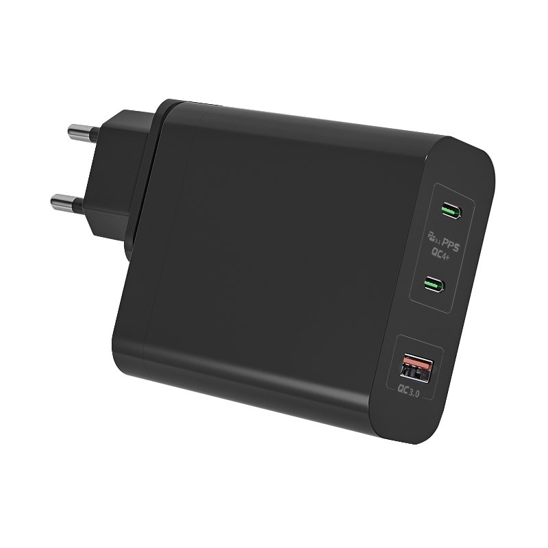 140W 3-ports Gan Charger Novelty Cell Phone Accessories Usb Wall Charger Universal for Mobile Phone CB CE FCC Rohs 140W Total