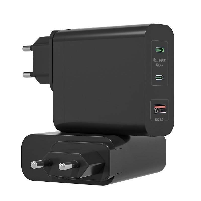 140W 3-ports Gan Charger Novelty Cell Phone Accessories Usb Wall Charger Universal for Mobile Phone CB CE FCC Rohs 140W Total