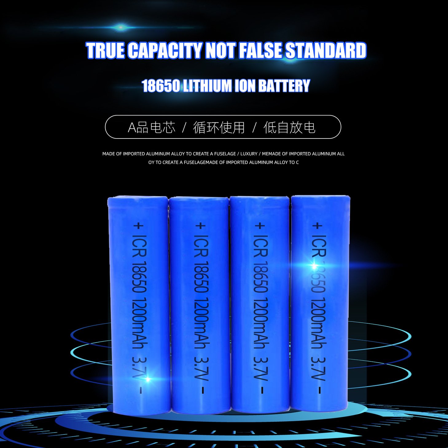 China Low Price Rechargeable Li-ion Akku Pila CellsPack Pin 18650 3.7v 2200mah 2000mah 1800mah Lithium Li Ion Batteries