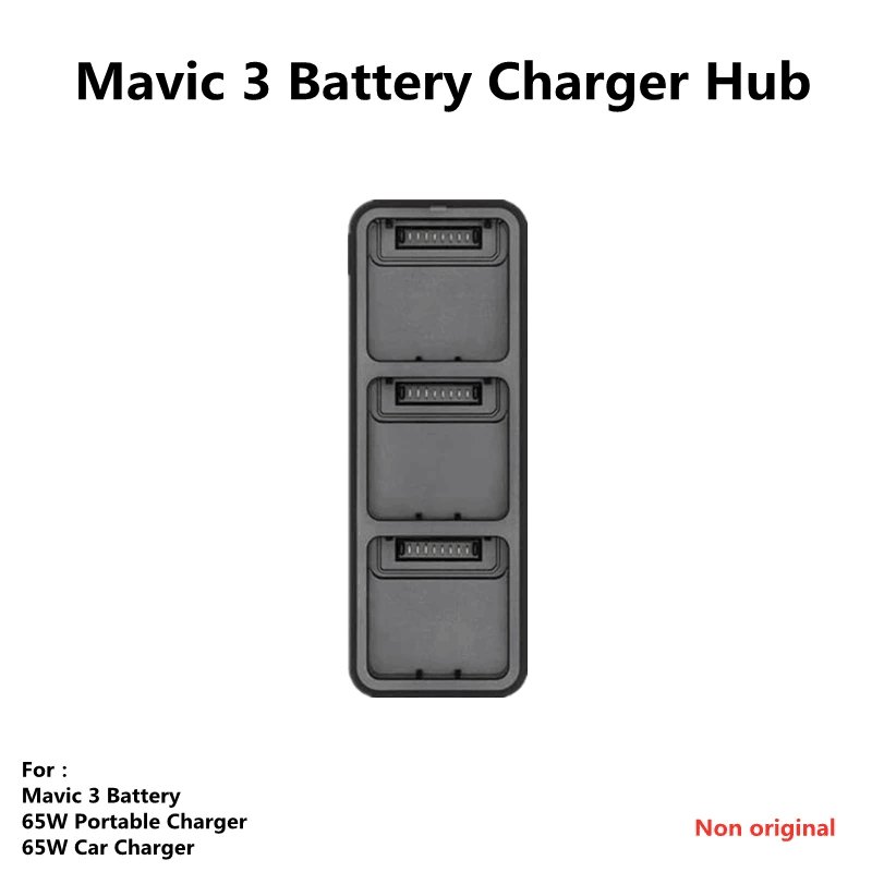 For Mavic 3 Battery Charging HUB 65W Charges Expands Battery Charging Ports to 3 Brand New in Stock