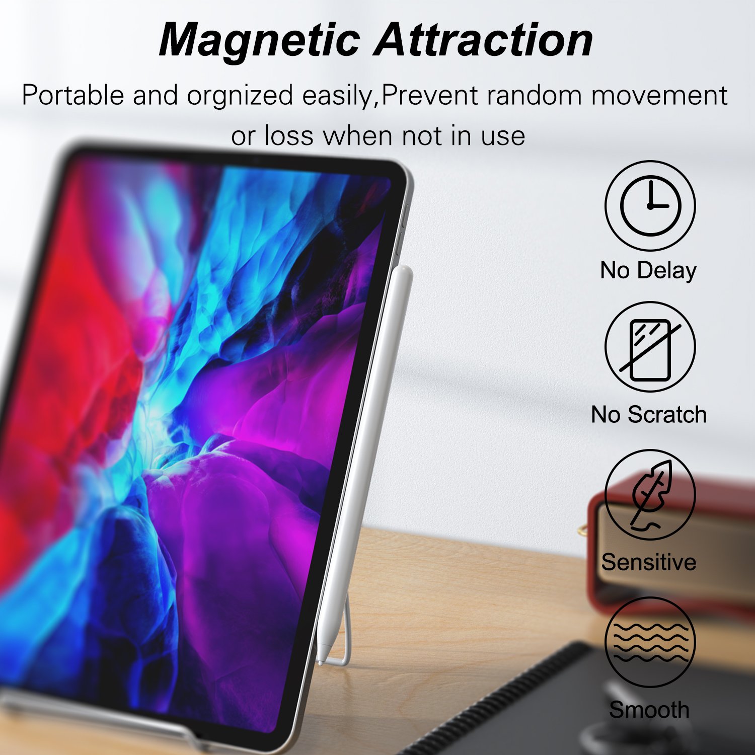 Original High-Performance Anti-Touch Aluminum Alloy Smart Capacitive Active Stylus Pen iPad High-Touch Screen Mobile Accessory