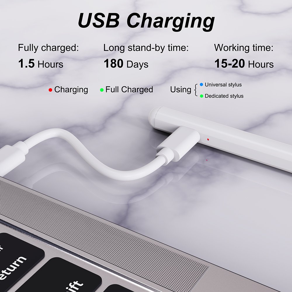 Original High-Performance Anti-Touch Aluminum Alloy Smart Capacitive Active Stylus Pen iPad High-Touch Screen Mobile Accessory