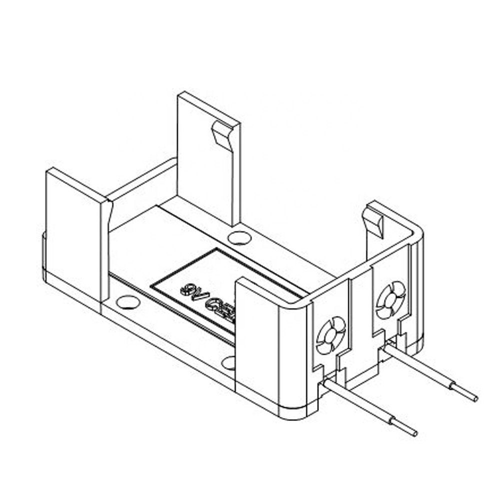 9V-1 9V cell battery holder without cover/switch