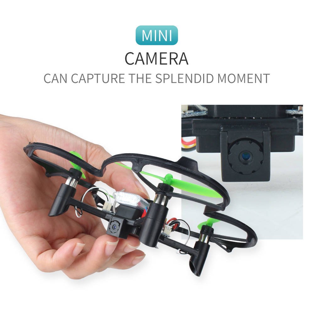 JHD SG200 RC Aircraft DIY Drone 0.3MP Camera WiFi FPV Altitude Hold Headless Mode Training Educational RC Quadcopter Drone Toy