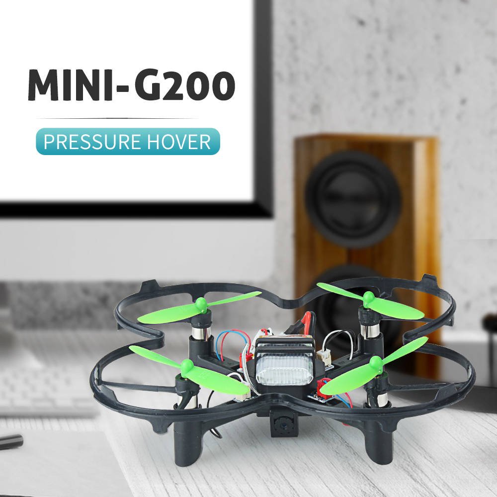 JHD SG200 RC Aircraft DIY Drone 0.3MP Camera WiFi FPV Altitude Hold Headless Mode Training Educational RC Quadcopter Drone Toy