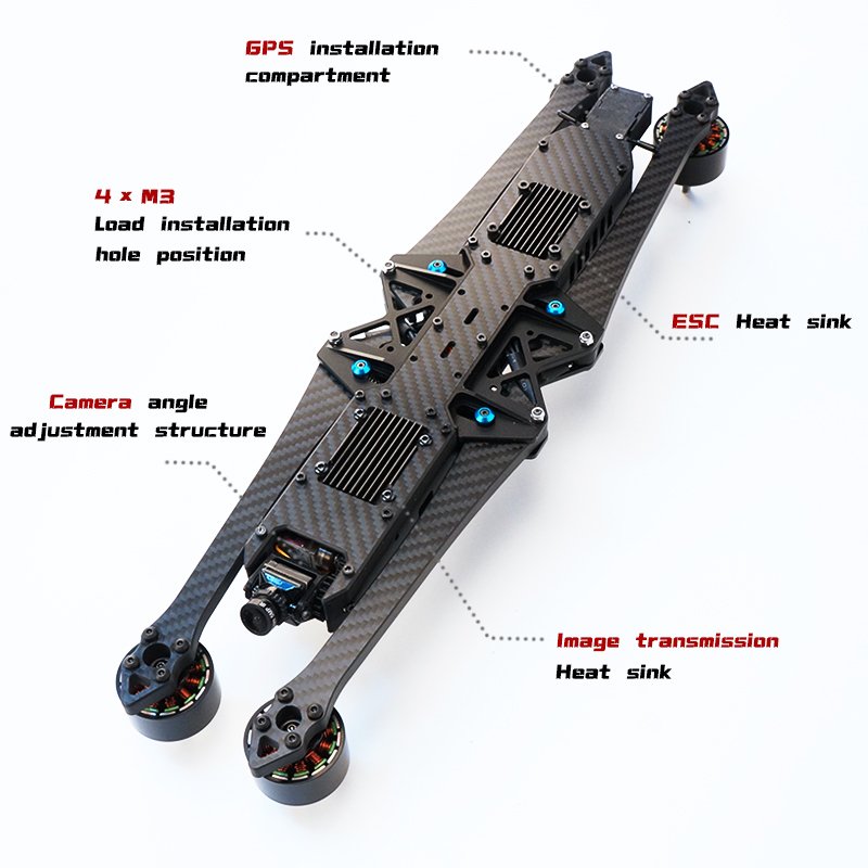Ftdji 10 Inch Foldable Drone Long Range Drones With Professional Camera And Gps Option Pro Part Drones Accessories