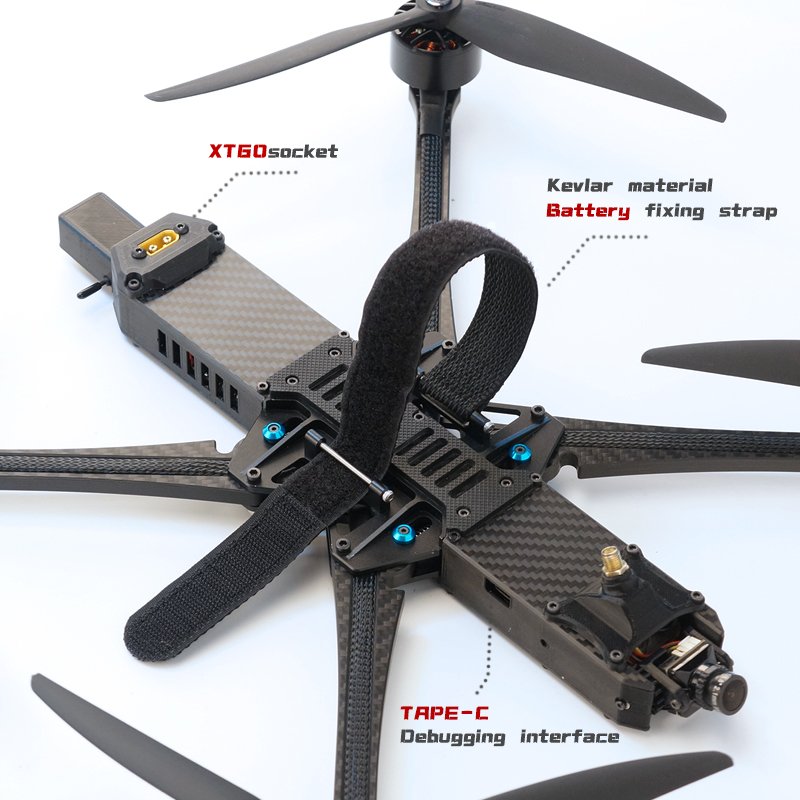 Ftdji 10 Inch Foldable Drone Long Range Drones With Professional Camera And Gps Option Pro Part Drones Accessories