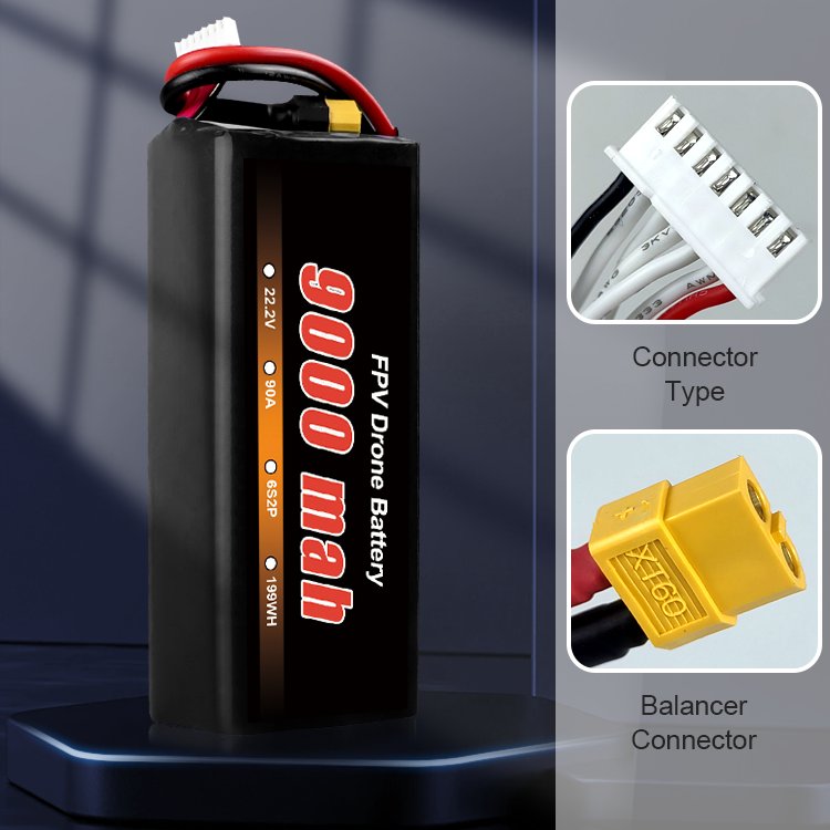 Molicel Battery 6S2P P45B 9000MAH 10C temperature resistance -40 degrees Celsius Racing Drone Fpv Carbon Drone Drone Aircraft