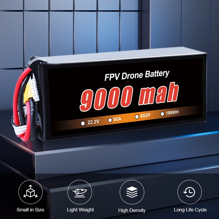 Molicel Battery 6S2P P45B 9000MAH 10C temperature resistance -40 degrees Celsius Racing Drone Fpv Carbon Drone Drone Aircraft