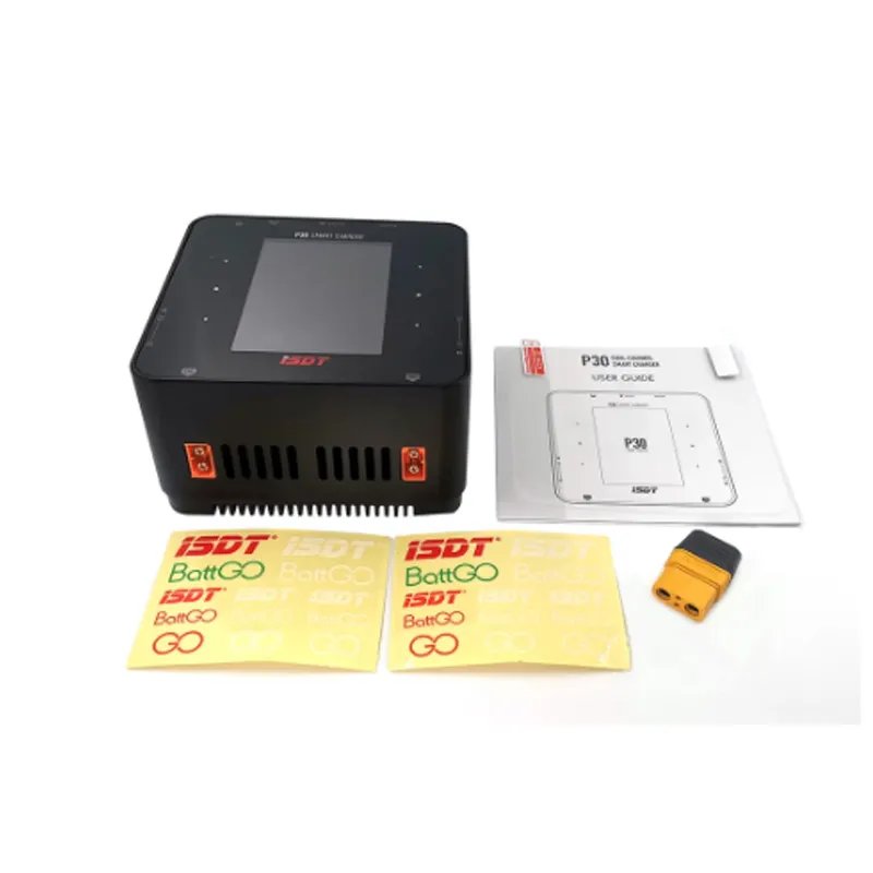 ISDT P10 P20 P30 2000W 60A Dual Channel FPV Drone Charger with Battery Charging Accessories
