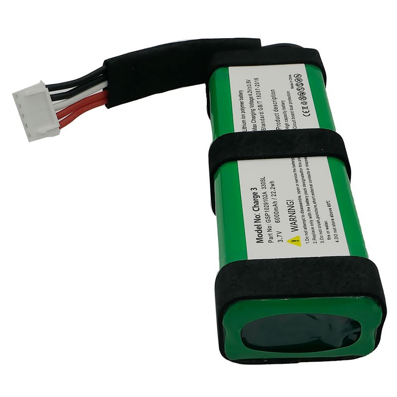 Speaker Accessories Battery Wholesale For JBL Charge3 330sl Bluetooth Speaker 3.7v 6000mAh Bateria Pack GSP1029102A Green Batera