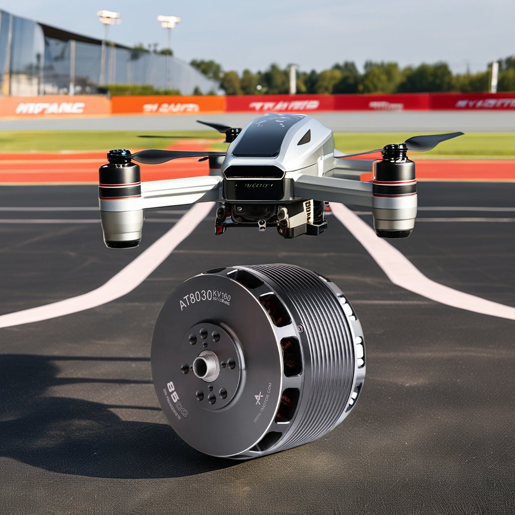 T-MOTOR AT8030 KV160 KV190 Brushless Motor Racing Drone 85CC Engine Fixed-Wing VTOL Drones Accessories DIY Cable Model FPV DRONE