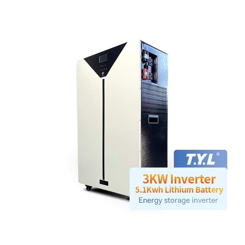 T.Y.L 3KW Power Frequency Inverter with 3.1KWH 51.2v lifepo4 lithium battery solar battery house system 100 ah lithium battery