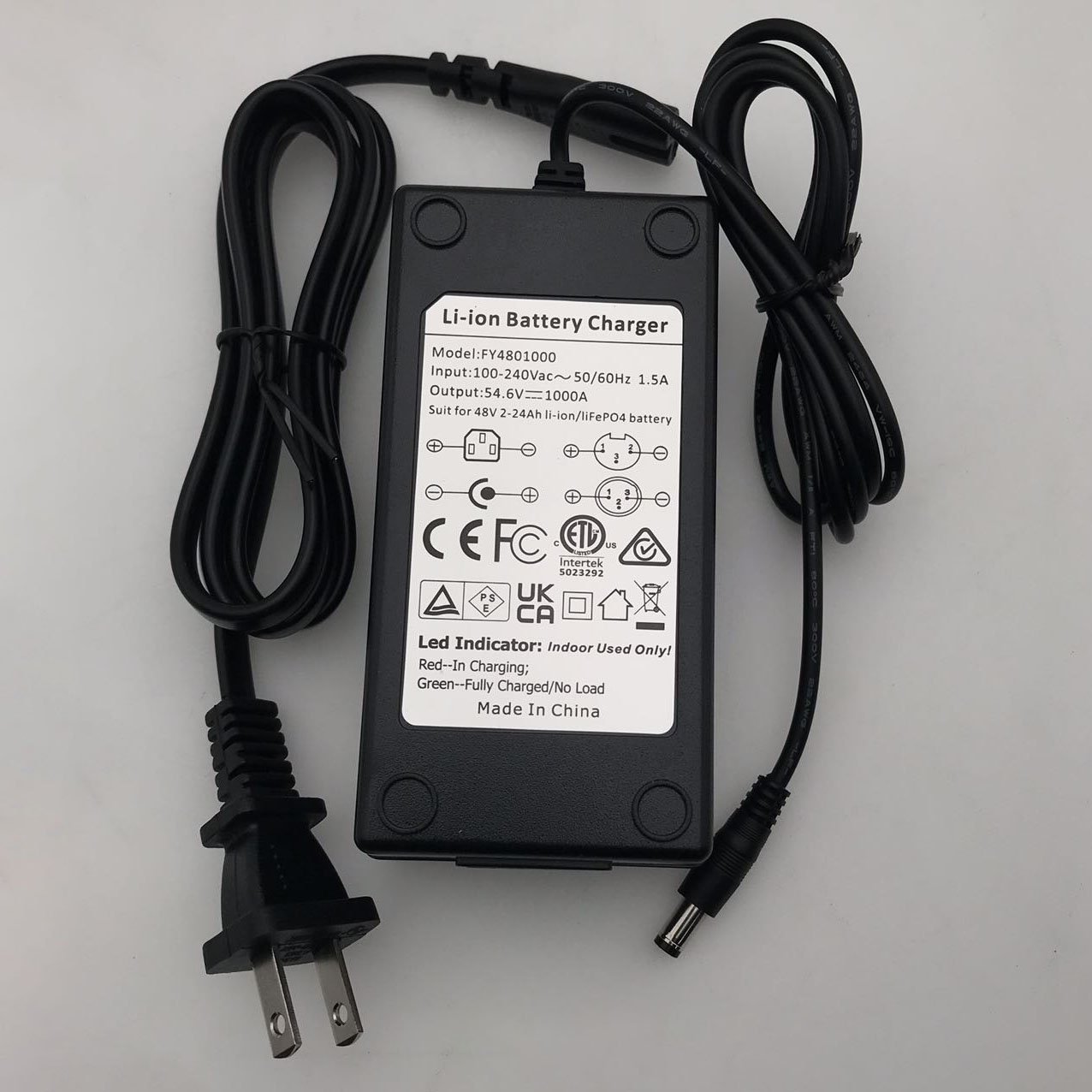 Superbsail 48v 54.6v 1a 5A 10A 20A Lithium battery Charger Electric Scooter Battery Charger Replacement Accessories