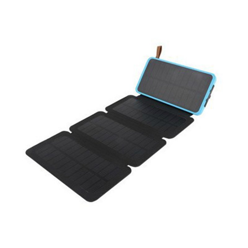High-Capacity 4Section Mobile Accessories Phone 30000mAh Folding Solar Power Bank Solar Powerbank Panels Charging 20000mAh 10000