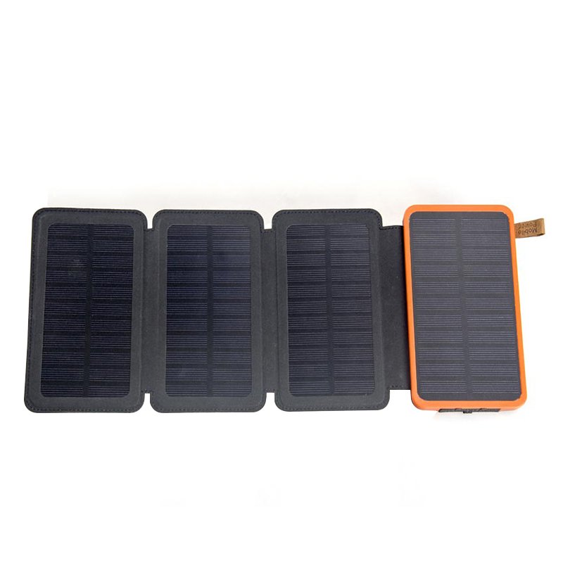 High-Capacity 4Section Mobile Accessories Phone 30000mAh Folding Solar Power Bank Solar Powerbank Panels Charging 20000mAh 10000