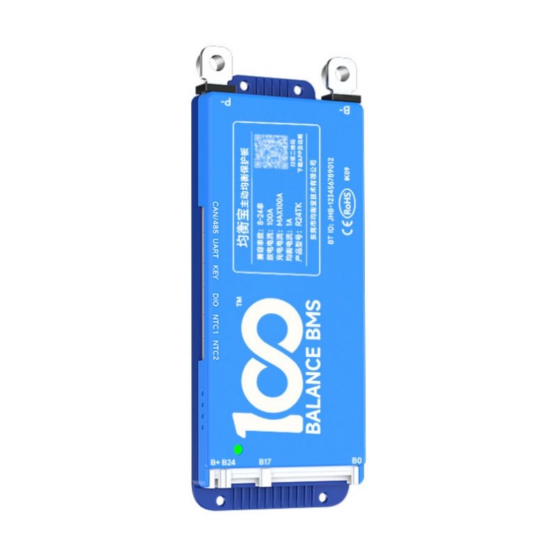 Wholesale Smart Active balance BMS 18650 Battery 100A LiFePO4 Lithium Battery Integrated with 1A active balancer