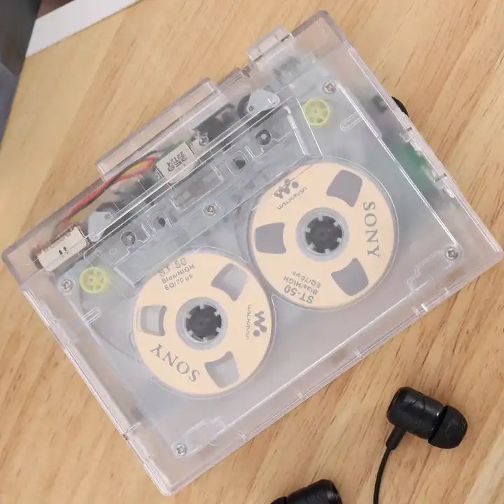 New tape machine BT connection retro nostalgic black cassette Walkman portable FM radio