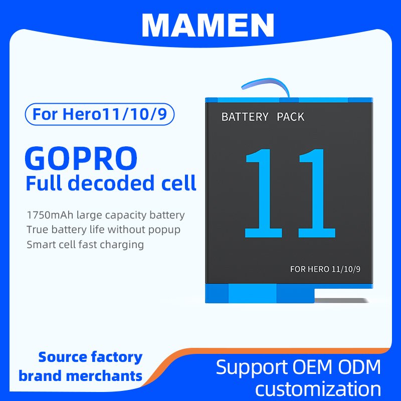 MAMEN Replacement Lithium Battery Sports Action Camera Accessories battery
