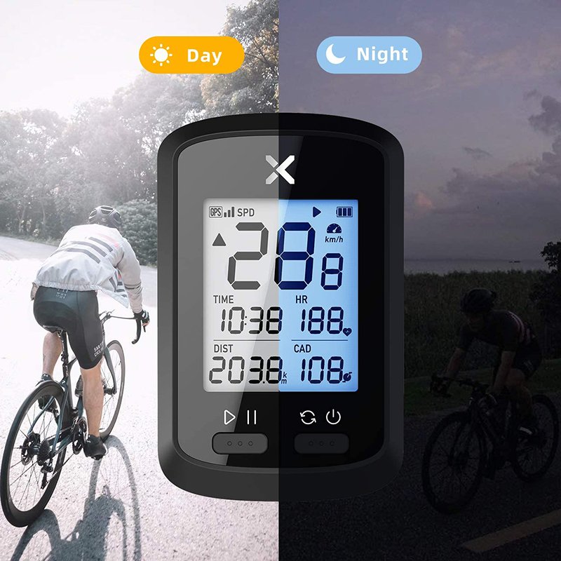 XOSS G+ GPS Wireless Waterproof ANT+ Automatic Backlight Speedometer Odometer Bike Computer with Mount Bicycle Accessories