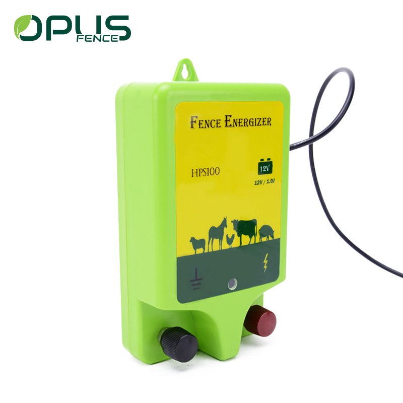 12v waterproof pasture plastic battery security dc 1 joule electric fence energizer for animal for cattle livestock