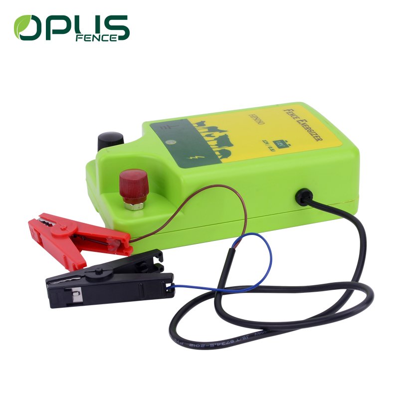 12v waterproof pasture plastic battery security dc 1 joule electric fence energizer for animal for cattle livestock