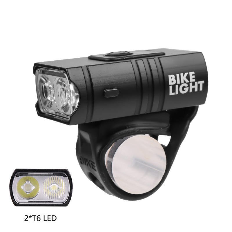 1000LM Bike Light Headlight T6 Bicycle Flashlight LED USB Rechargeable Torch Aluminum Alloy Cycling High Beam Low Accessories