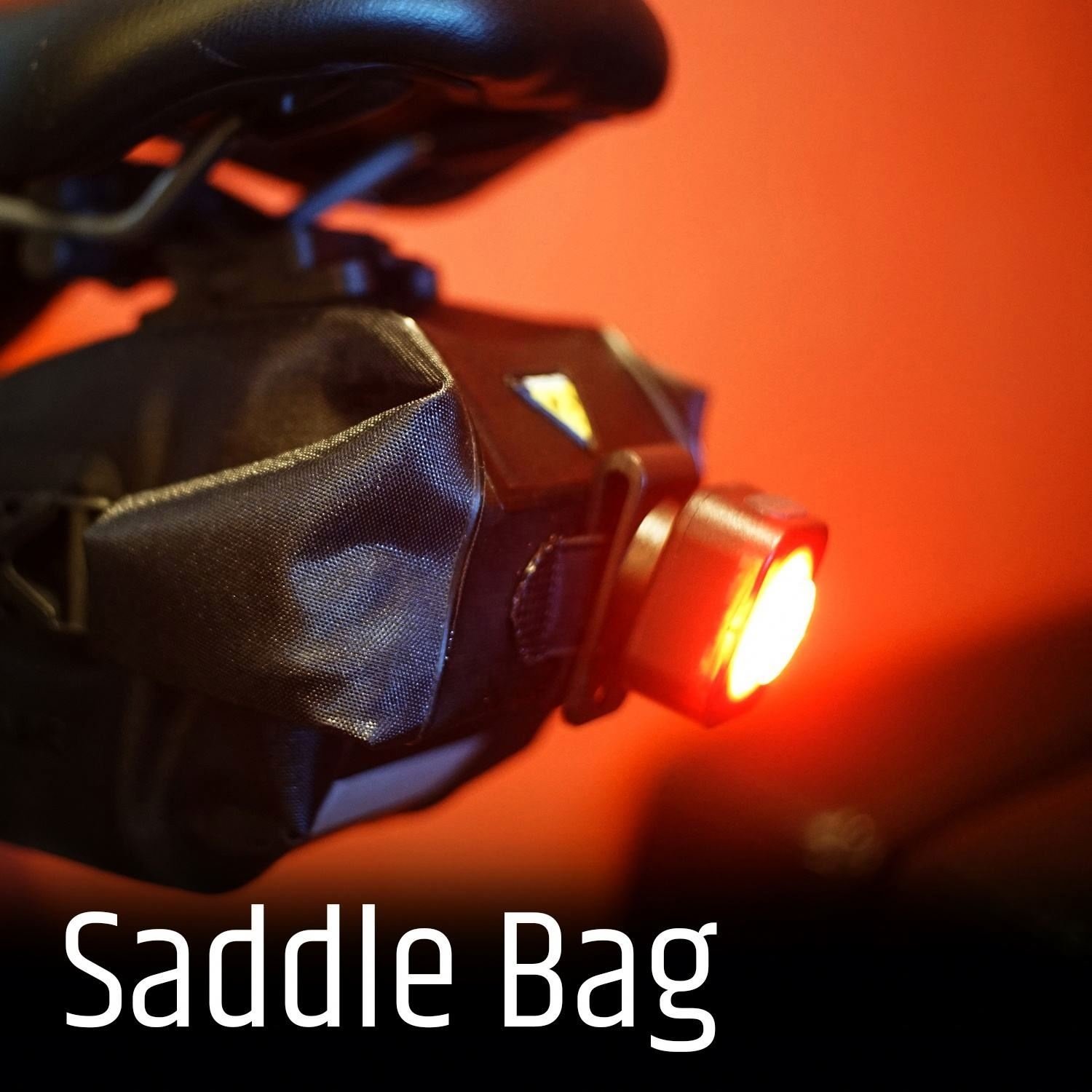 New Design Led Rear Helmet Light Red