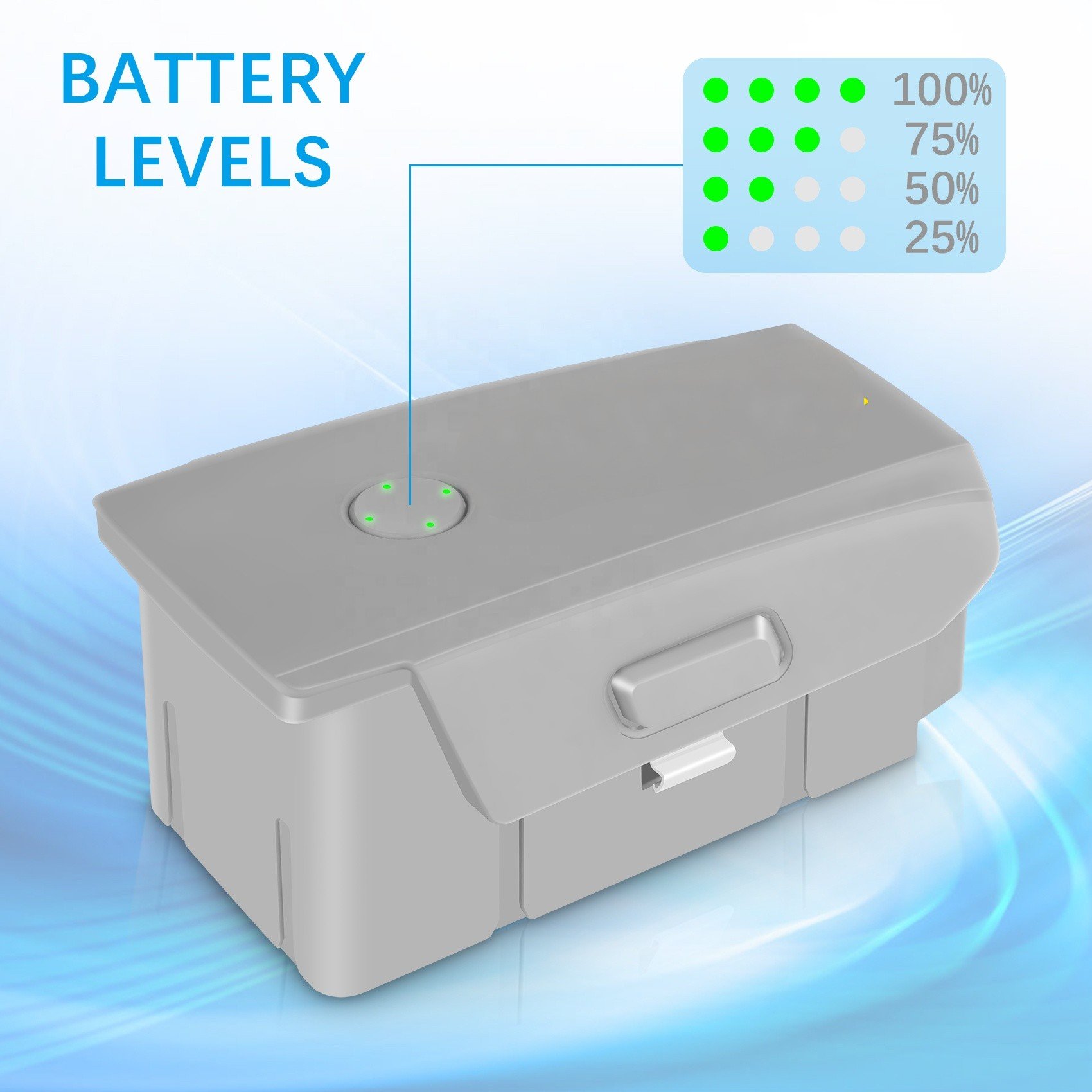 JHTC Battery 3500mAh unmanned aerial vehicle Mavic Air 2S Intelligent Flight Battery UAV Air 2 Series Drone Accessories