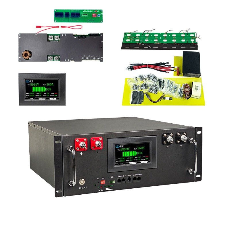 Energy Storage Battery Box 51.2V DIY Empty Metal Box 280AH 304AH Box Metal Case Without BMS Accessories