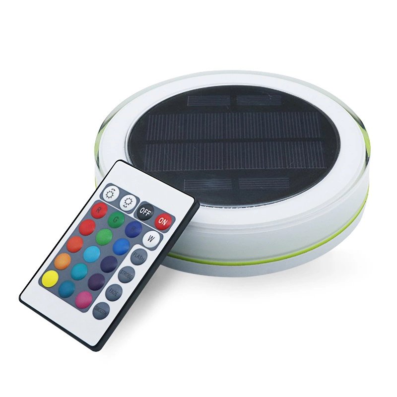 Ultra Slim LED Solar Pool Light APP Control with Bluetooth Connection Pool Floating Sun Light Rgb Color Changing Lights